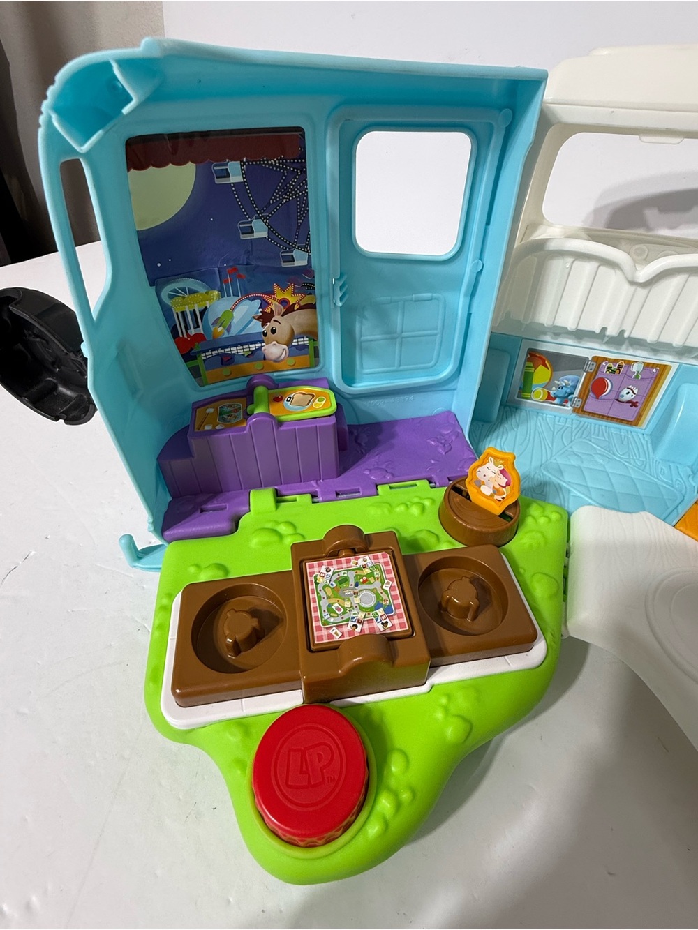 Fisher Price Little People Disney Toy Story Camper Van Tricountry RV w/2 figures - Picture 9 of 16